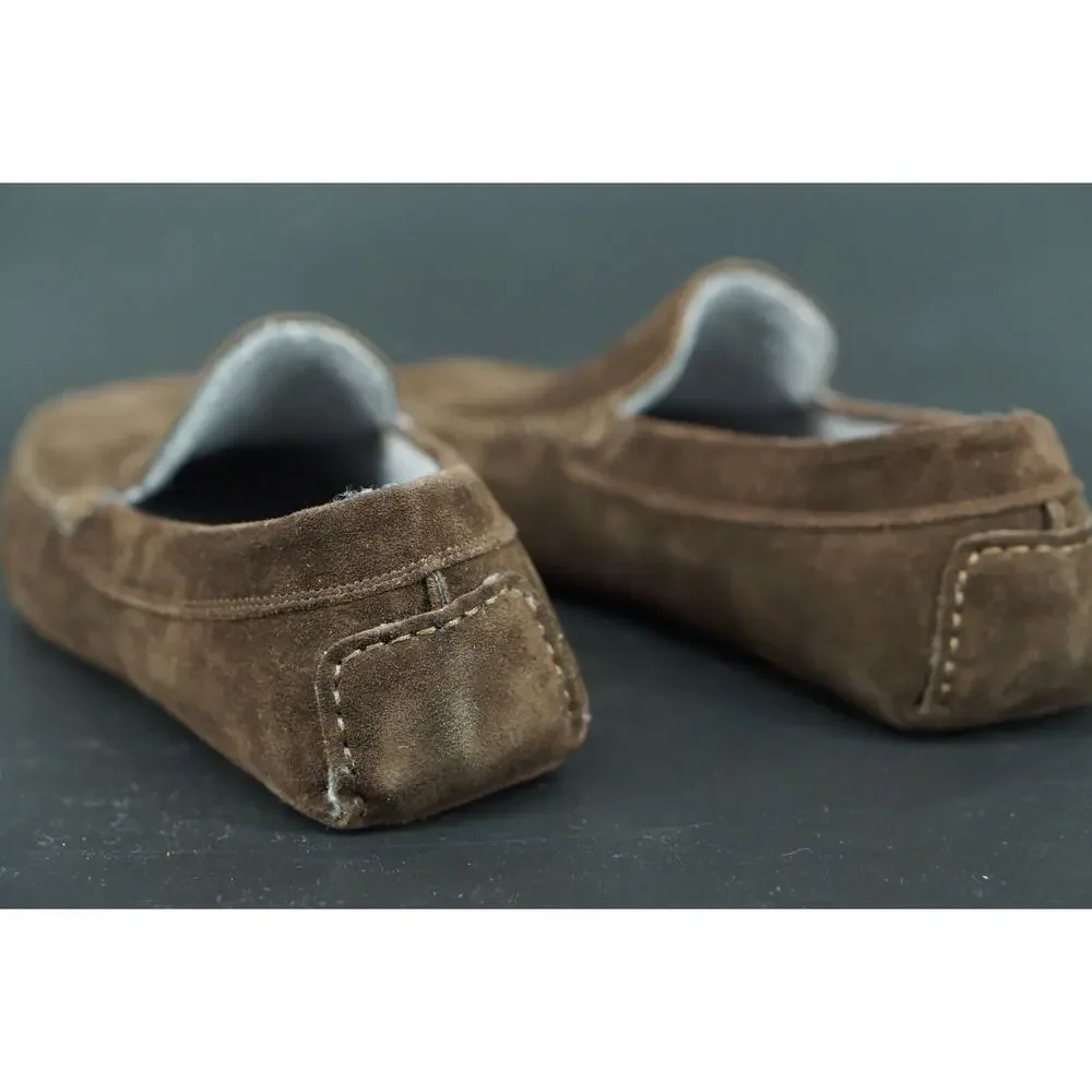 To Boot New York Oreilly Black suede Moccasin loafers SZ 8.5 Men House Slipper
